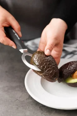 Microplane Professional Avocadoskærer Ø 3 x L 22,2 cm - Rustfrit stål - Sort
