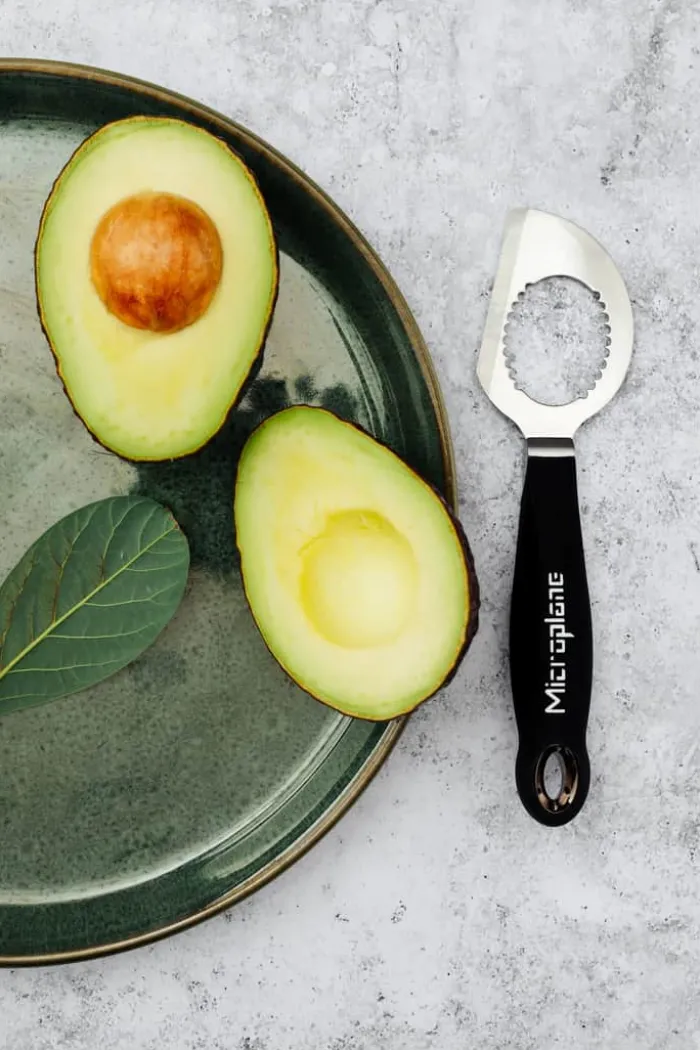 Microplane Professional Avocadoskærer Ø 3 x L 22,2 cm - Rustfrit stål - Sort