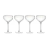 Mikasa Sorrento Coupeglas - 4 stk. 35 cl - Krystalglas - Klar