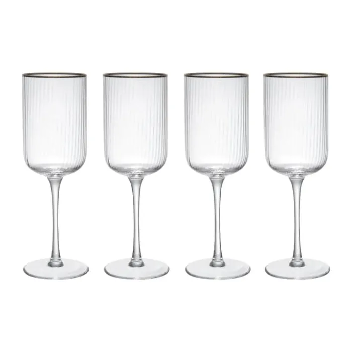Mikasa Sorrento Rødvinsglas - 4 stk. 45 cl - Krystalglas - Klar