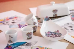 Mikasa Tipperleyhill Æggebæger - 2 stk. Ø 4 x H 5 cm - Porcelæn - Hvid