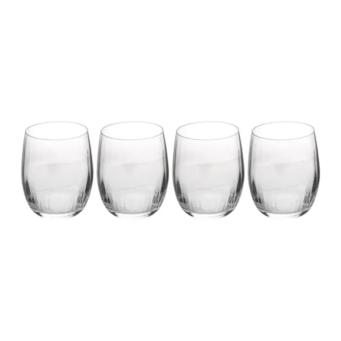 Mikasa Treviso Lowball Glas - 4 stk. 35 cl - Krystalglas - Klar