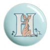 Moomin Arabia ABC Tallerken - H Ø 10,5 cm - Vitroporcelæn - Multifarvet