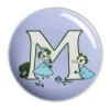 Moomin Arabia ABC Tallerken - M Ø 10,5 cm - Vitroporcelæn - Multifarvet