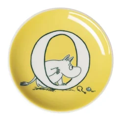 Moomin Arabia ABC Tallerken - O Ø 10,5 cm - Vitroporcelæn - Multifarvet
