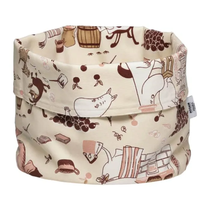 Moomin Arabia Arabia Køkken Opbevaringskurv H 18 x L 26 cm - Bomuld - Multifarvet