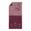 Moomin Arabia Badehåndklæde - Sniff B 70 x L 140 cm - Økologisk bomuld - Rød