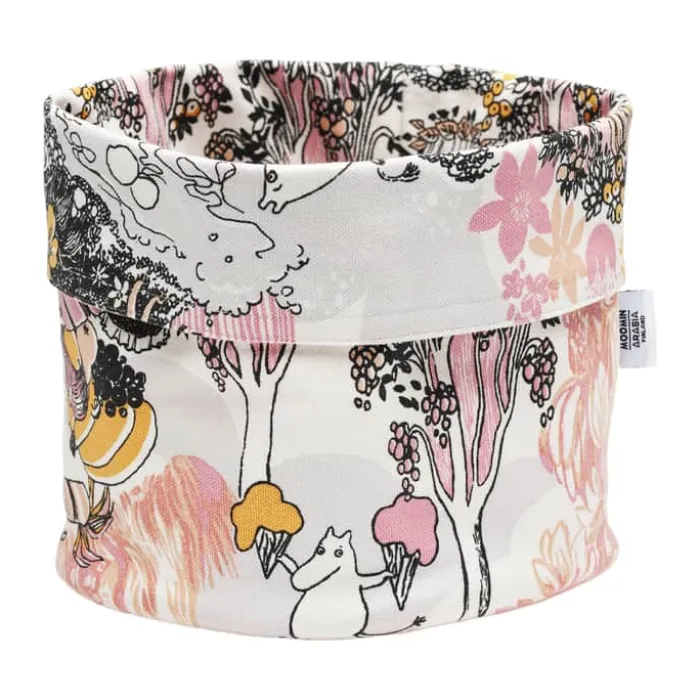 Moomin Arabia Brødpose Ø 20 x H 24 cm - Bomuld - Lyserød