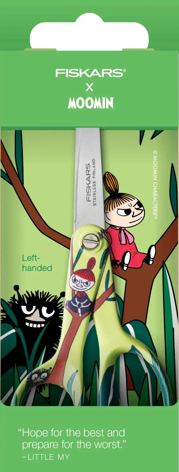 Moomin Arabia Børnesaks - Lille My L 13,4 cm - Rustfrit stål - Venstrehånds-saks