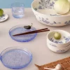 Moomin Arabia Haru Serveringsskål Ø 28 cm - Vitroporcelæn - Hvid/blå