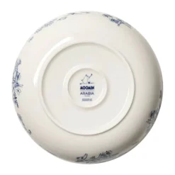 Moomin Arabia Haru Serveringsskål Ø 28 cm - Vitroporcelæn - Hvid/blå