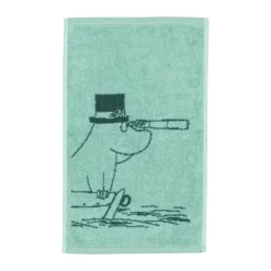 Moomin Arabia Håndklæde - Mumifar B 30 x L 50 cm - Bomuld - Turkis