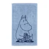 Moomin Arabia Håndklæde - Mumitroden B 30 x L 50 cm - Bomuld - Blå