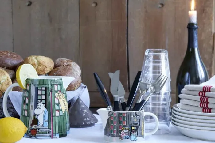 Moomin Arabia Kande - Badehuset 1 l - Vitroporcelæn