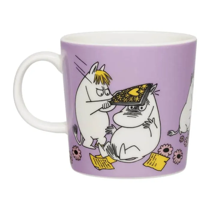 Moomin Arabia Kærester + Kærlig omsorg Krus - 2 stk. 30 cl - Vitroporcelæn - Multifarvet