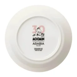 Moomin Arabia Kærlighed 30 år Jubilæumsunderkop Ø 15 cm - Vitroporcelæn - Lyserød