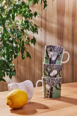 Moomin Arabia Krus 40 cl - Vitroporcelæn - Grøn