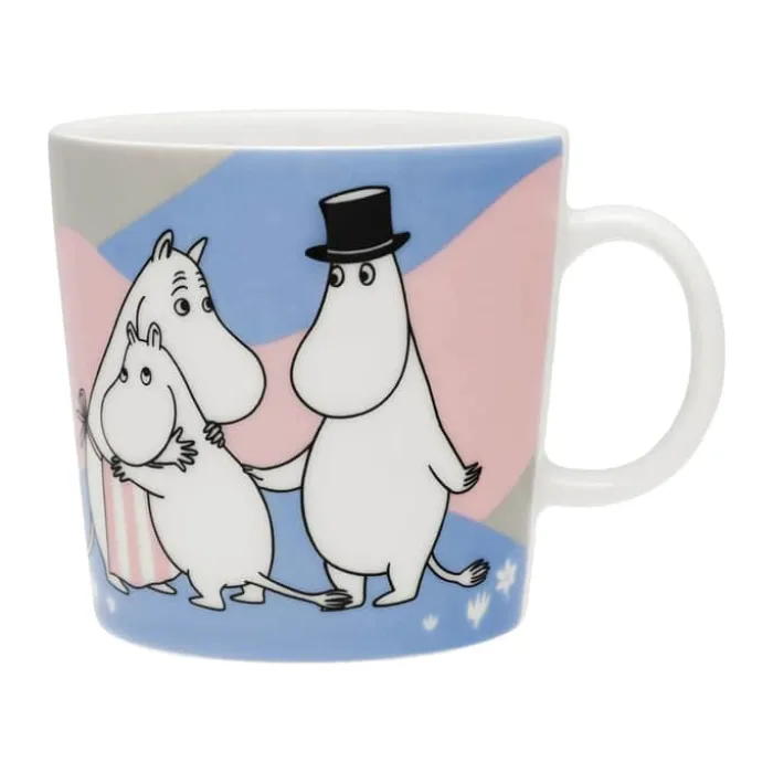Moomin Arabia Krus - Endelig Hjemme 40 cl - Vitroporcelæn - Multifarvet