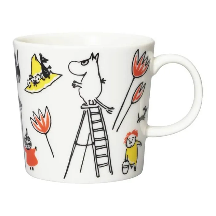 Moomin Arabia Krus - Mumitrold 30 cl - Porcelæn - Hvid