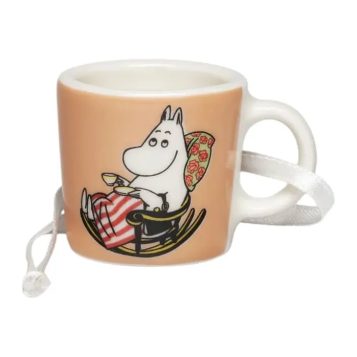 Moomin Arabia Minikrus - Mumimor H 3,1 cm - Vitroporcelæn - Orange