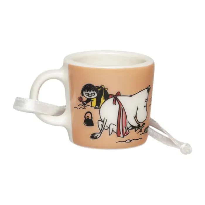 Moomin Arabia Minikrus - Mumimor H 3,1 cm - Vitroporcelæn - Orange