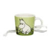 Moomin Arabia Minikrus - Mumitrold H 3,1 cm - Vitroporcelæn - Grøn