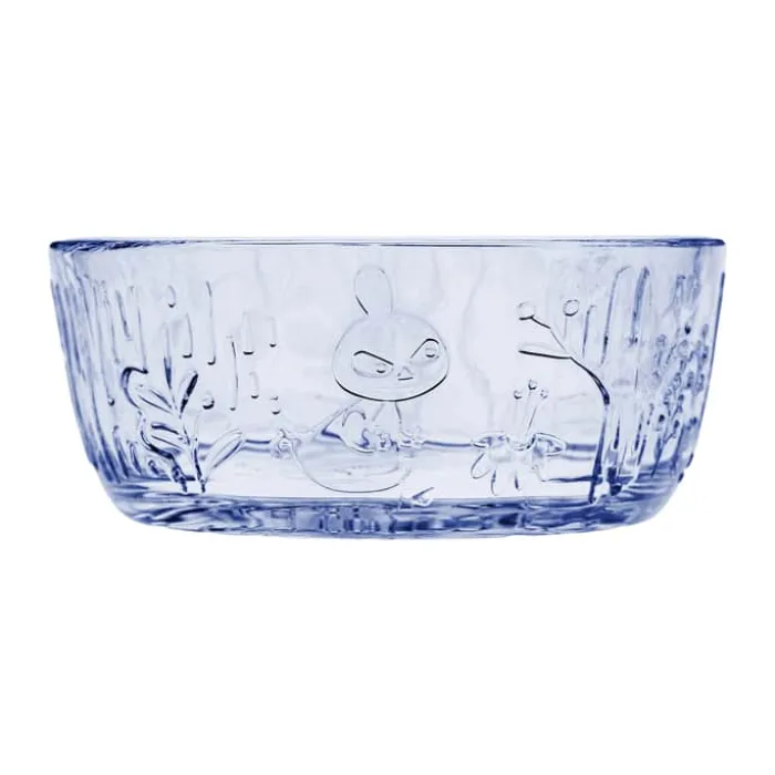 Moomin Arabia Moomin Littala Skål Ø 12 cm - Glas - Aqua blå