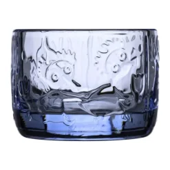 Moomin Arabia Mystisk skov Fyrfadsstage H 5,5 x B 14 cm - Glas - Aqua