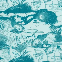 Moomin Arabia Sengetøj - Sejlads B 140 x L 200 cm - Bomuld - Multifarvet