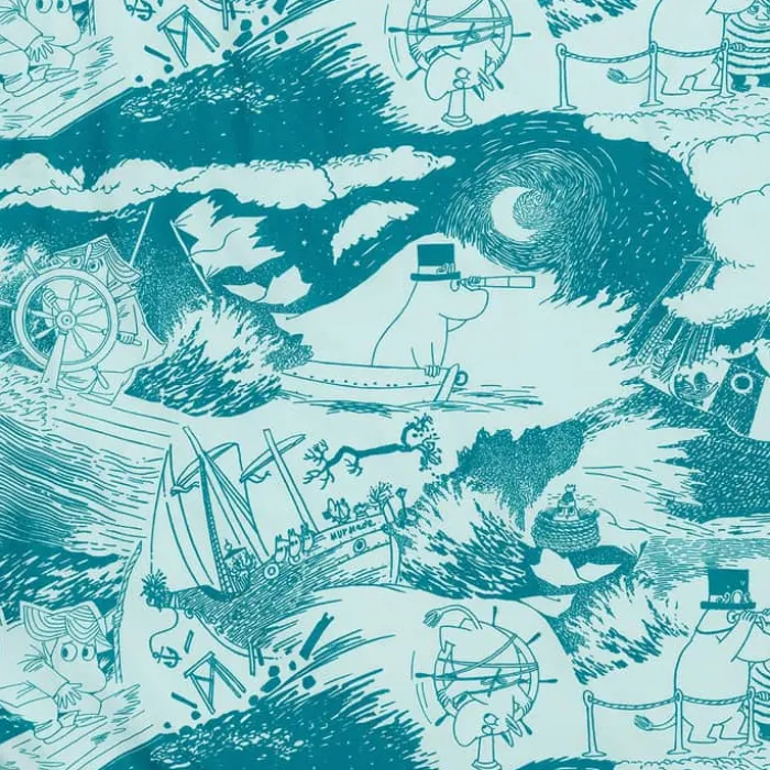 Moomin Arabia Sengetøj - Sejlads B 140 x L 200 cm - Bomuld - Multifarvet