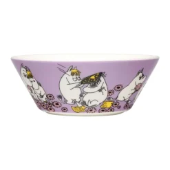 Moomin Arabia Skål - Kærester Ø 15 cm - Vitroporcelæn - Lyserød