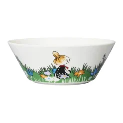 Moomin Arabia Skål - Lille My på engen Ø 15 cm - Vitroporcelæn - Multifarvet