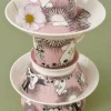 Moomin Arabia Tallerken - Kærester Ø 19 cm - Vitroporcelæn - Lyserød