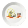 Moomin Arabia Tallerken - Mumrikken Ø 19 cm - Porcelæn - Hvid
