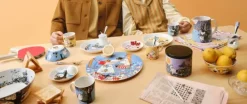 Moomin Arabia Venner for evigt Tallerken Ø 19 cm - Vitroporcelæn