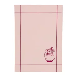 Moomin Arabia Viskestykke - Lille My B 50 x L 70 cm - Økologisk bomuld - Lyserød