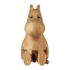 Moomin Mumitroldene Træfigur - Mumimor H 7,5 cm - Egetræ