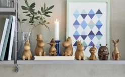 Moomin Mumitroldene Træfigur - Mumrikken H 8,9 cm - Egetræ