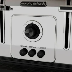 Morphy Richards Venture Brødrister 4 skiver - Flere risteindstillinger - Rød