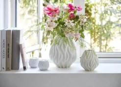 Morsø Flame Vase H 23 cm - Porcelæn - Hvid
