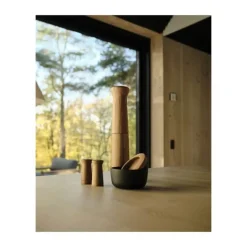 Morsø Kit Strøsæt - 2 dele Ø 7 cm - Certificeret egetræ - Sort