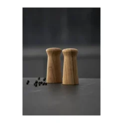 Morsø Kit Strøsæt - 2 dele Ø 7 cm - Certificeret egetræ - Sort