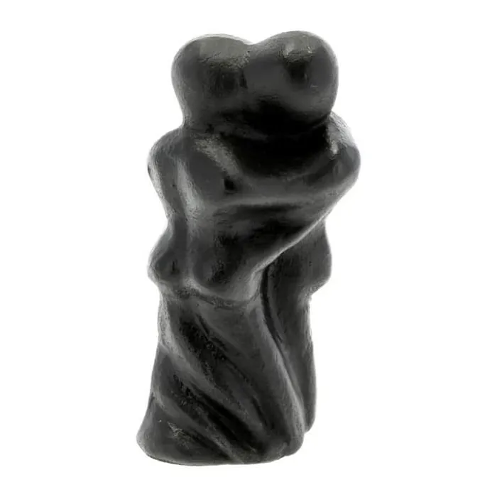 Morsø Skulptur - Et kram fra mig til dig H 13 cm - Støbejern - Sort