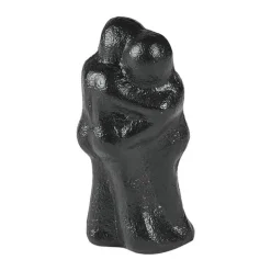 Morsø Skulptur - Et kram fra mig til dig H 8,5 cm - Støbejern - Sort