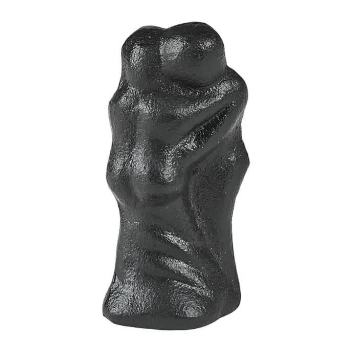 Morsø Skulptur - Et kram fra mig til dig H 8,5 cm - Støbejern - Sort