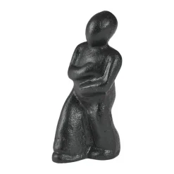 Morsø Skulptur - Mærk efter! Føles det rigtigt, så er det vejen H 13,5 cm - Støbejern - Sort