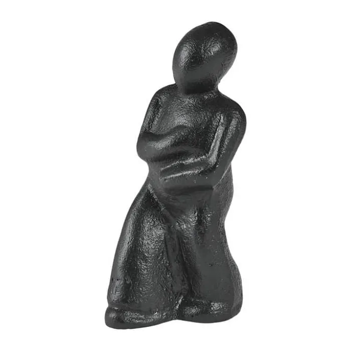 Morsø Skulptur - Mærk efter! Føles det rigtigt, så er det vejen H 13,5 cm - Støbejern - Sort
