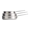 Morsø Suprema Pandesæt - 3 dele Ø 20/24/28 cm - Rustfrit stål - Keramisk non-stick belægning