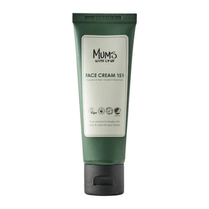 Mums with love Face Cream SPF15 50 ml - Fugtgivende og beskyttende - Parfume- og parabenfri