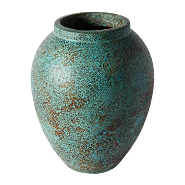 Muubs Anchor Krukke Ø 23 x H 28 cm - Terrakotta - Blå